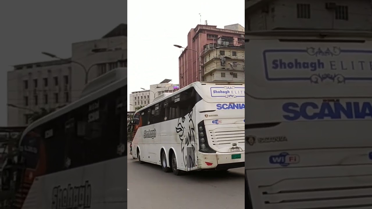 Shohagh SKS Scania K410 & GL DD MAN 430 🔥🔥 #bus #automobile #bdbus #travel