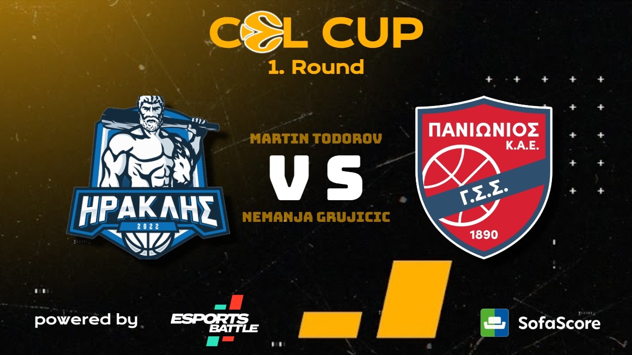 CEL Cup 1st round Iraklis vs Panionios Todorov-Grujicic