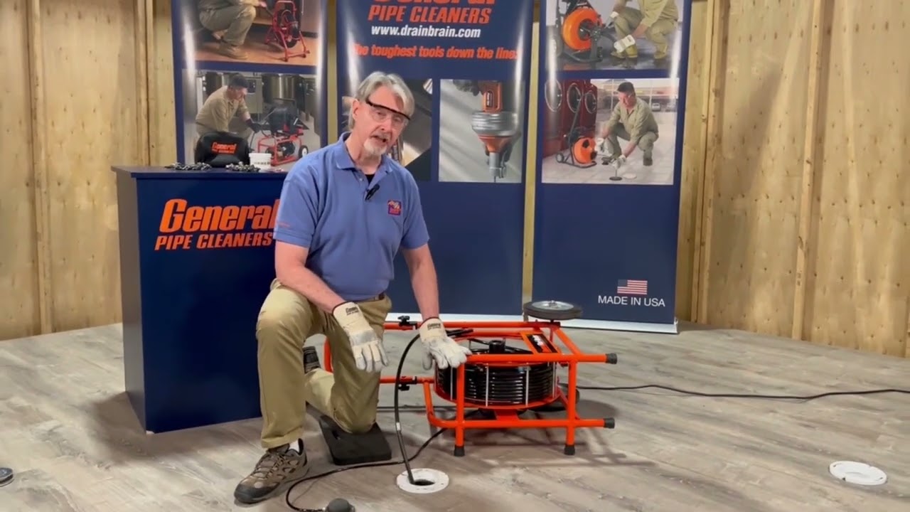 How to Use General's Flexi Rooter 100 Flexible Shaft Drain Cleaner