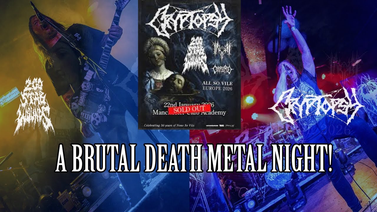 Cryptopsy Live with 200 Stab Wounds & More - Reaction and Review