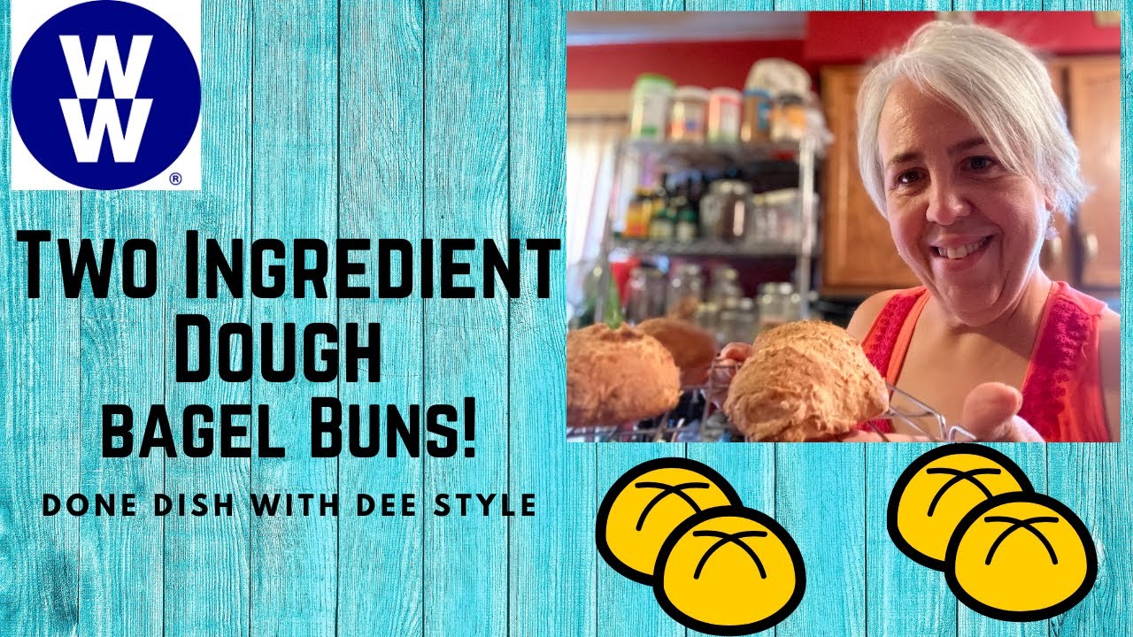 Two Ingredient Dough Bagel Buns |2 ingredient Dough Bagel#weightwatchers#twoingredientdough