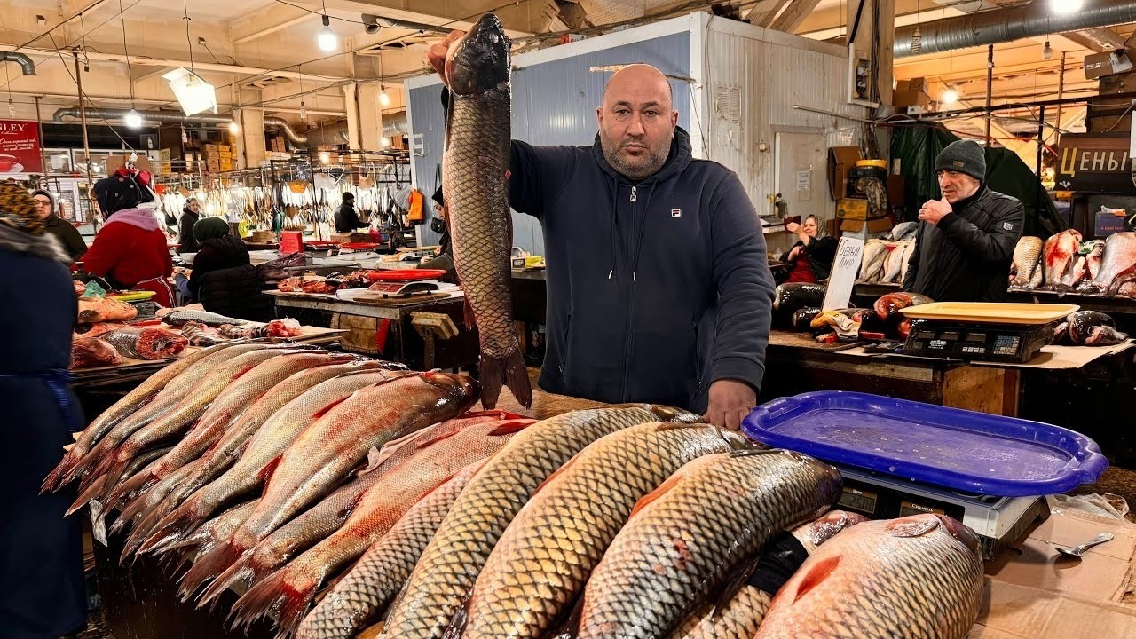 ЭТО НЕВОЗМОЖНО! Продавец разделал рыбу быстрее, чем я моргнул