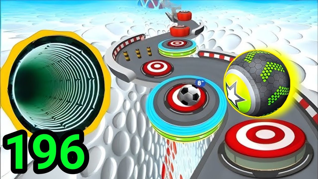 Going Balls, SpeedRun, Going Balls Portal Run Gameplay Level 196