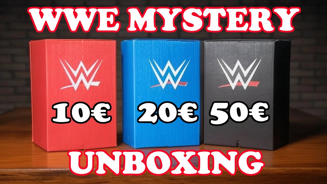 3x WWE MYSTERY BOX – Hit oder kompletter Flop? | 10 €, 20€ + 50 €