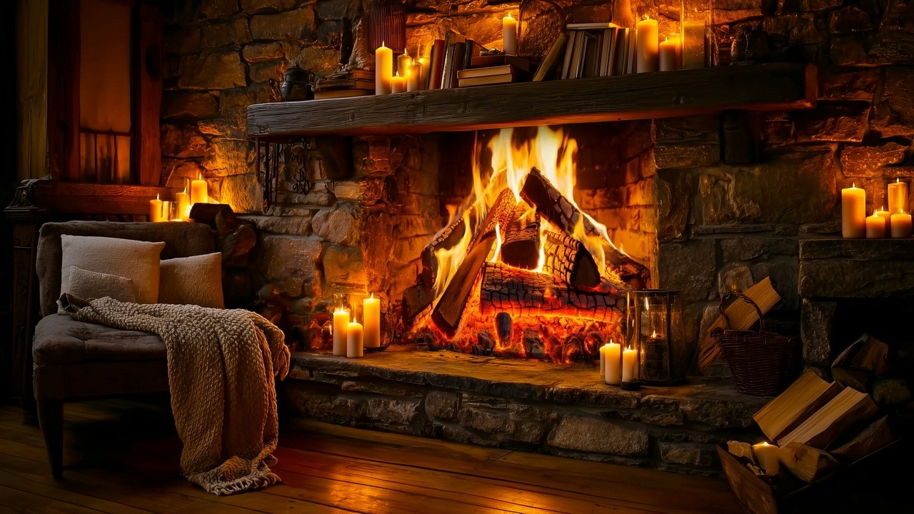 March Fireplace Weekend | Soothing Fire Sounds for Chill Vibes and Stress Relief | NO MUSIC