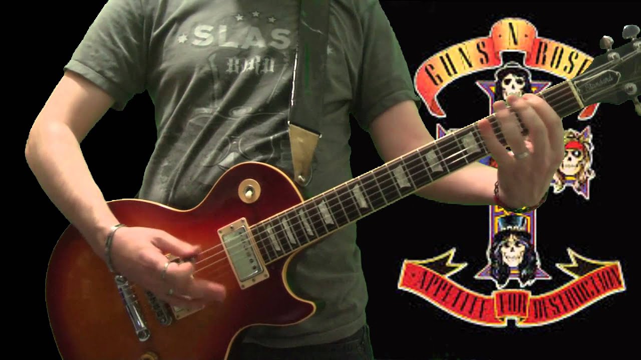 Guns N' Roses - You're Crazy (full guitar cover)