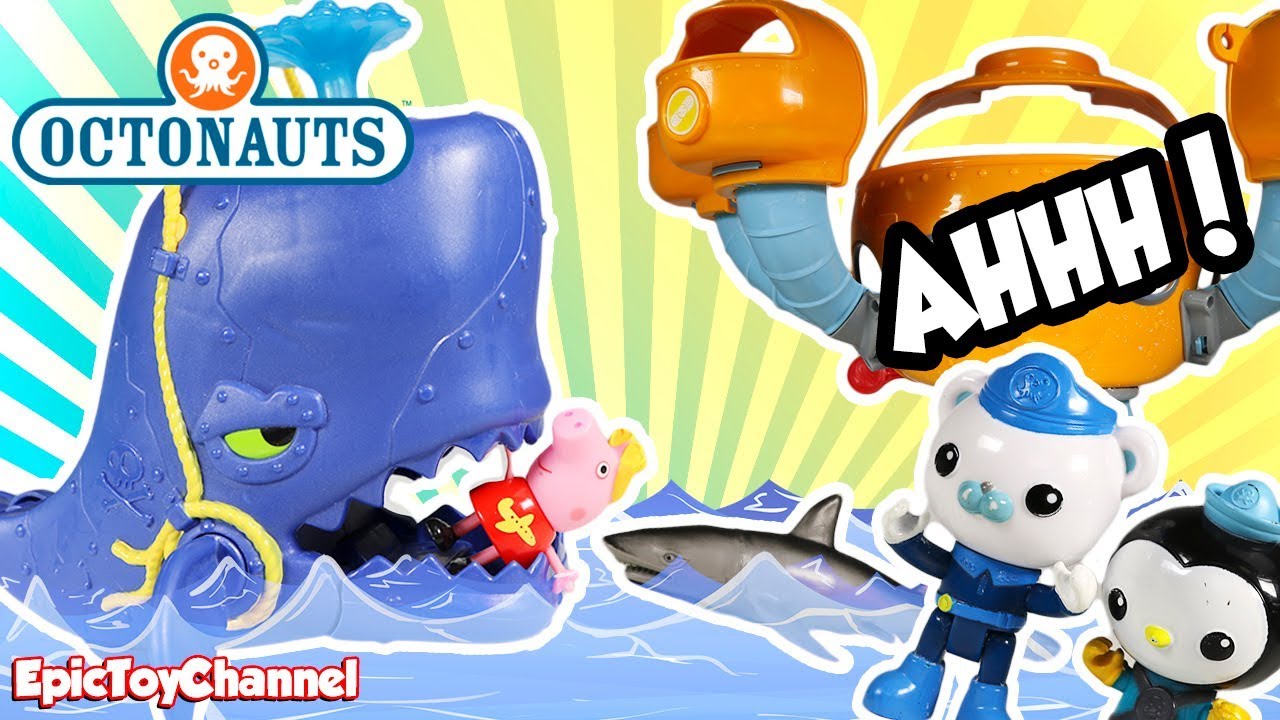 OCTONAUTS Disney Junior Octonauts Toys Rescue Peppa Pig Captain Barnacle Kwazii at Disney Octopod