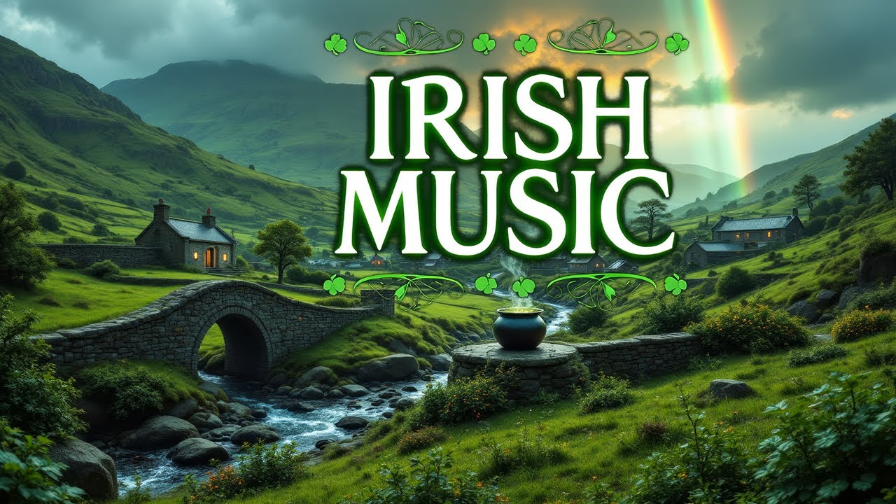Relaxing Irish Music | Cozy St. Patrick&rsquo;s Day Ambience in a Beautiful Irish Village 🍀