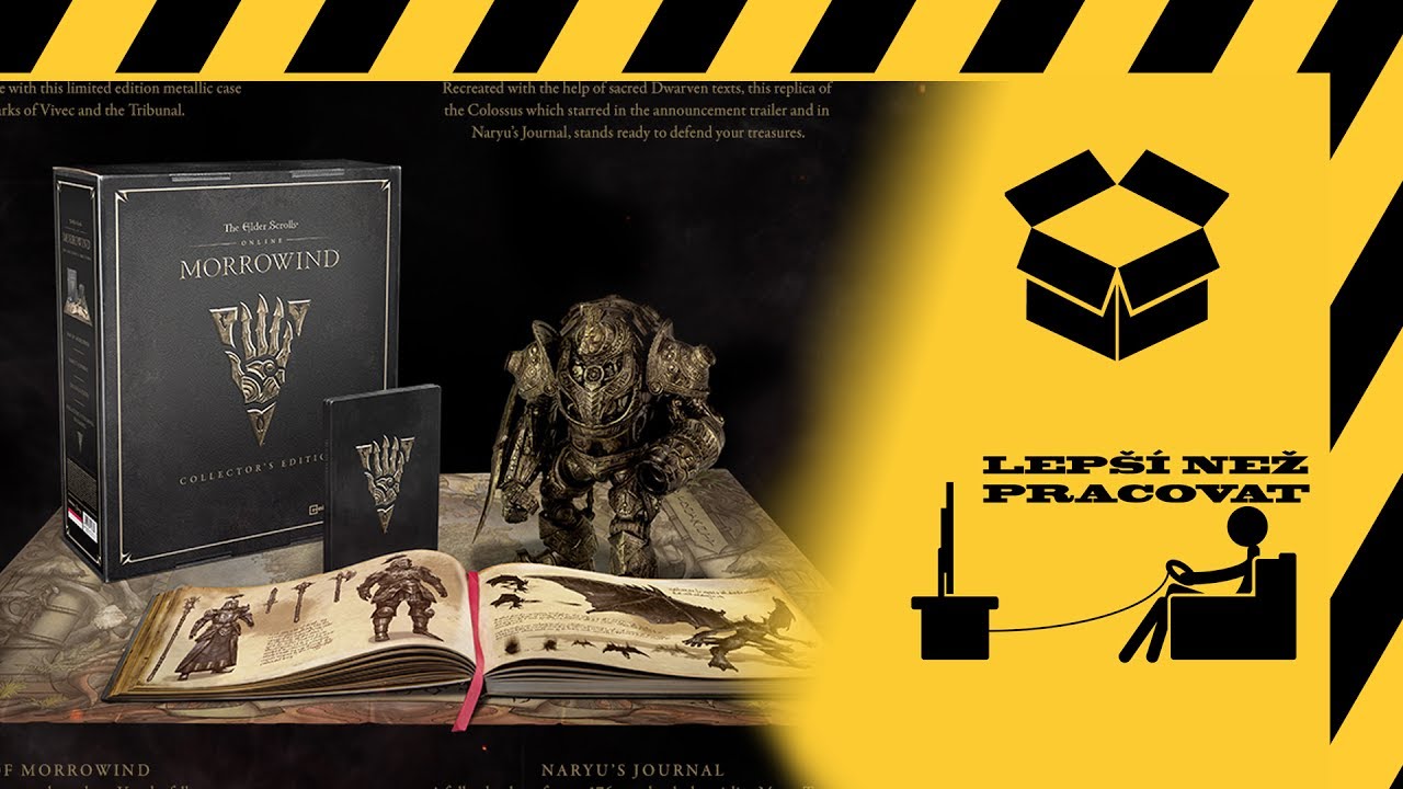 Český unboxing - The Elder Scrolls Online: Morrowind - Collectors Edition