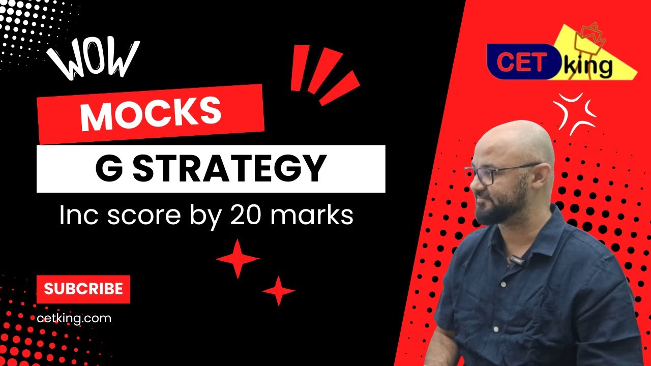 CET 25/20 Mocks G Strategy! Best Mock Strategy! Inc Score by 20 Marks!!