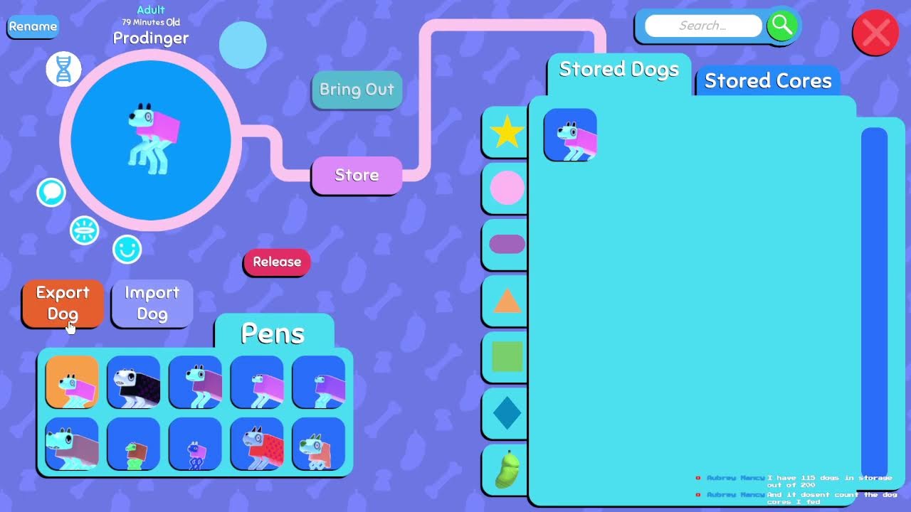 Splicing Genes in Wobbledogs