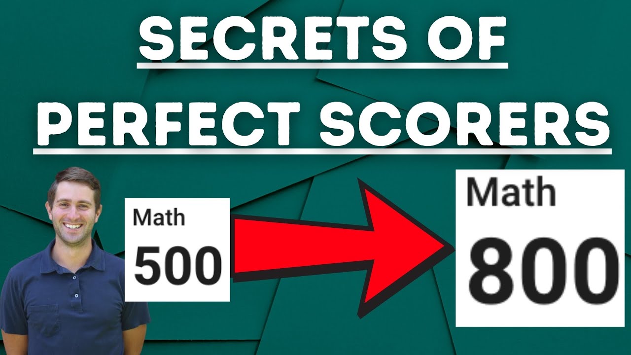 How To Get A Perfect 800 On SAT Math
