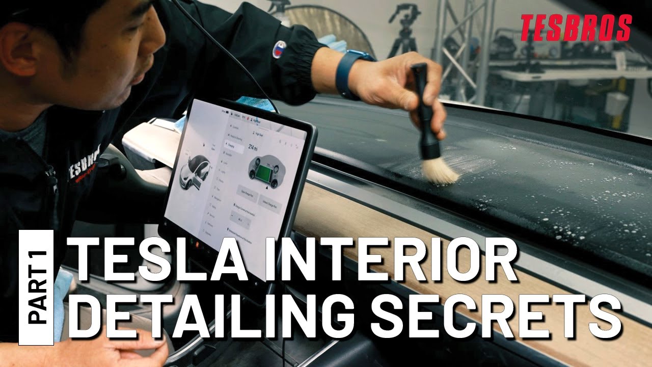 Detailer's Secrets On Interior Cleaning Your Tesla - Part 1