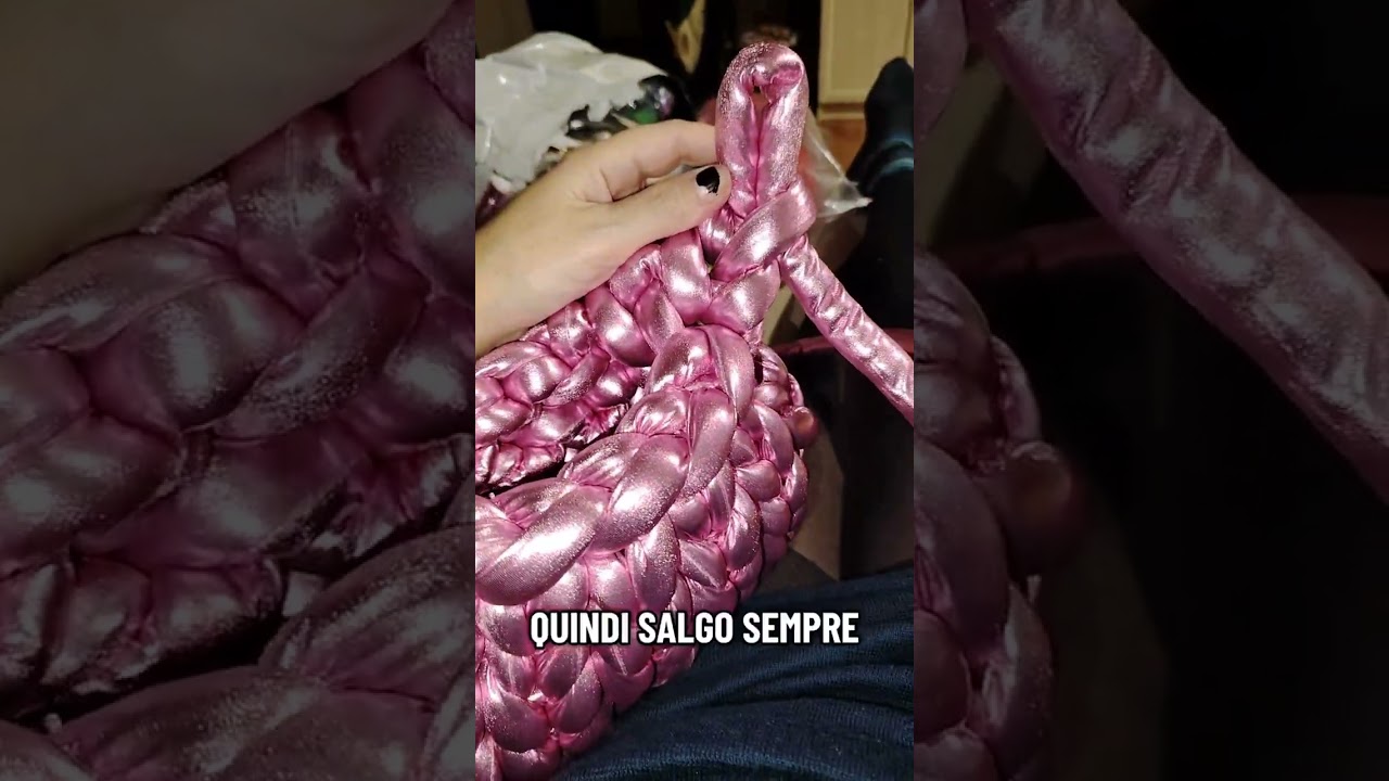 Chunky Bag Borsa fatta a mano Tutorial parte 2 chiusura e manico