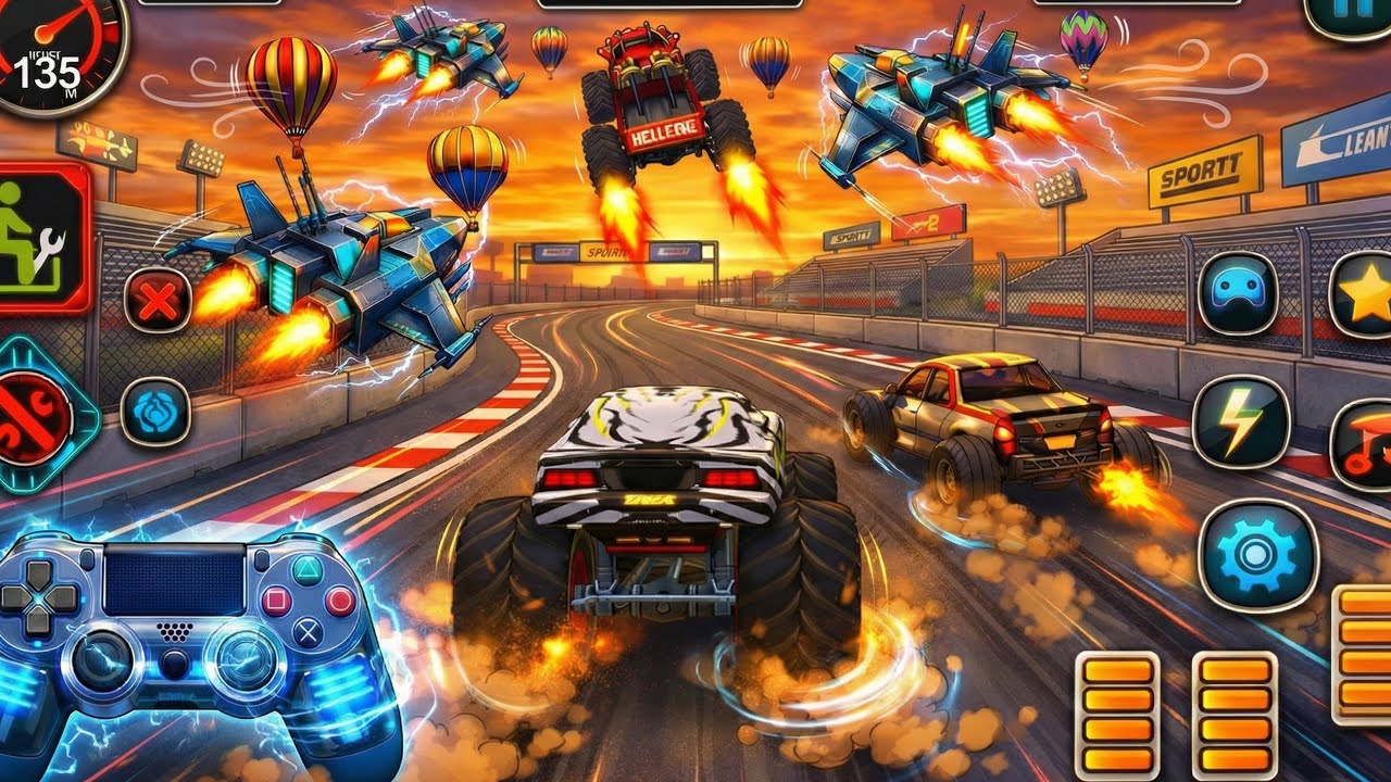 Monster Truck Mega Ramp Impossible Driver - Monster Truck Mega Ramp Racing - Android Gameplay