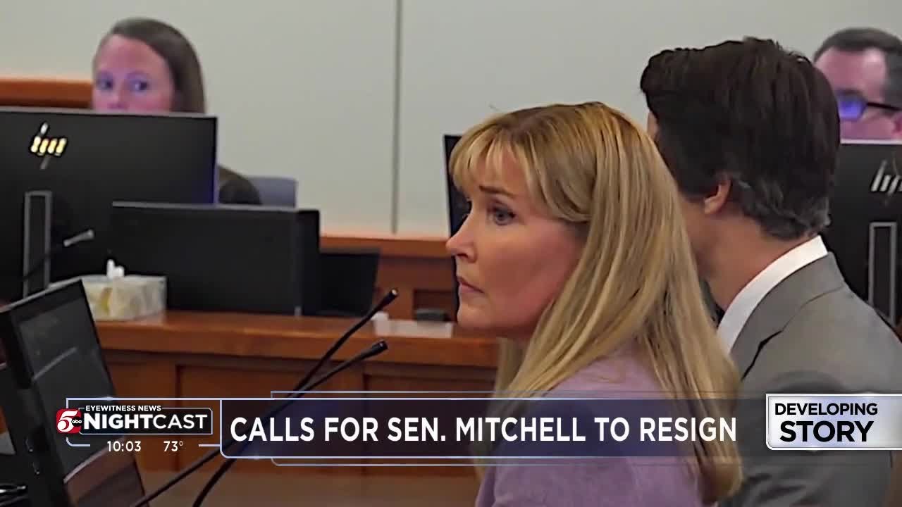 Calls for Sen. Mitchell to resign following guilty verdicts