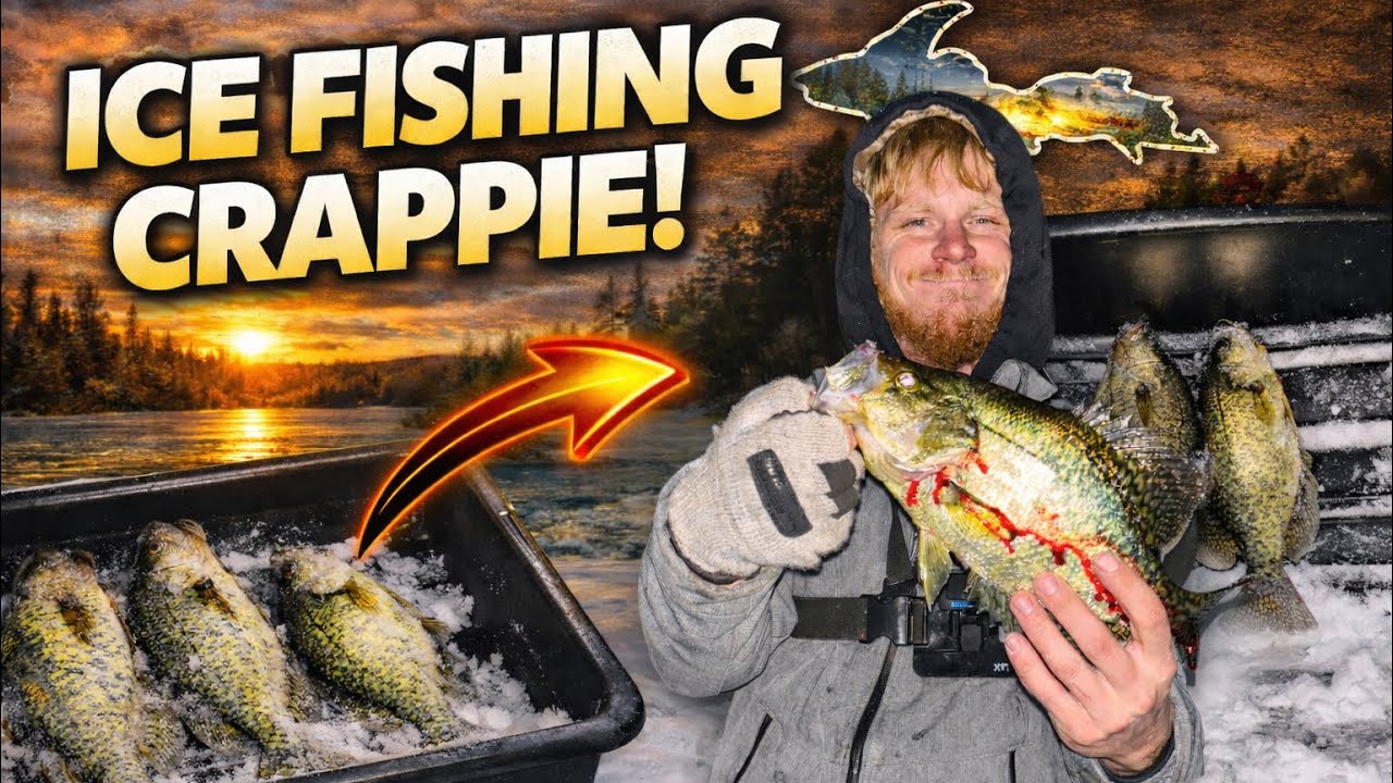River fishing x Ice fishing(Trout & Crappie!!)