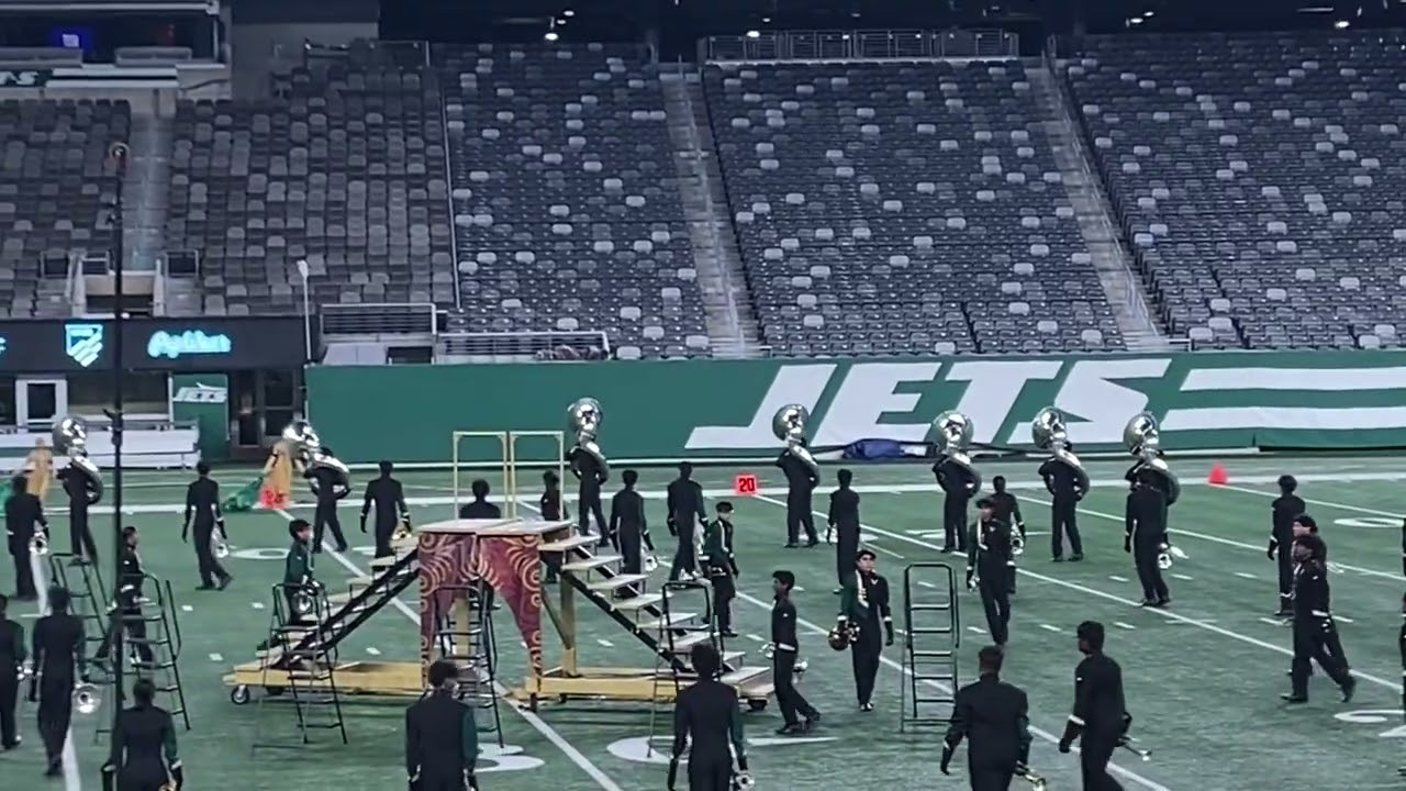 JP Stevens  high school Edison NJ marching Hawks performance at MetLife Stadium November 2025