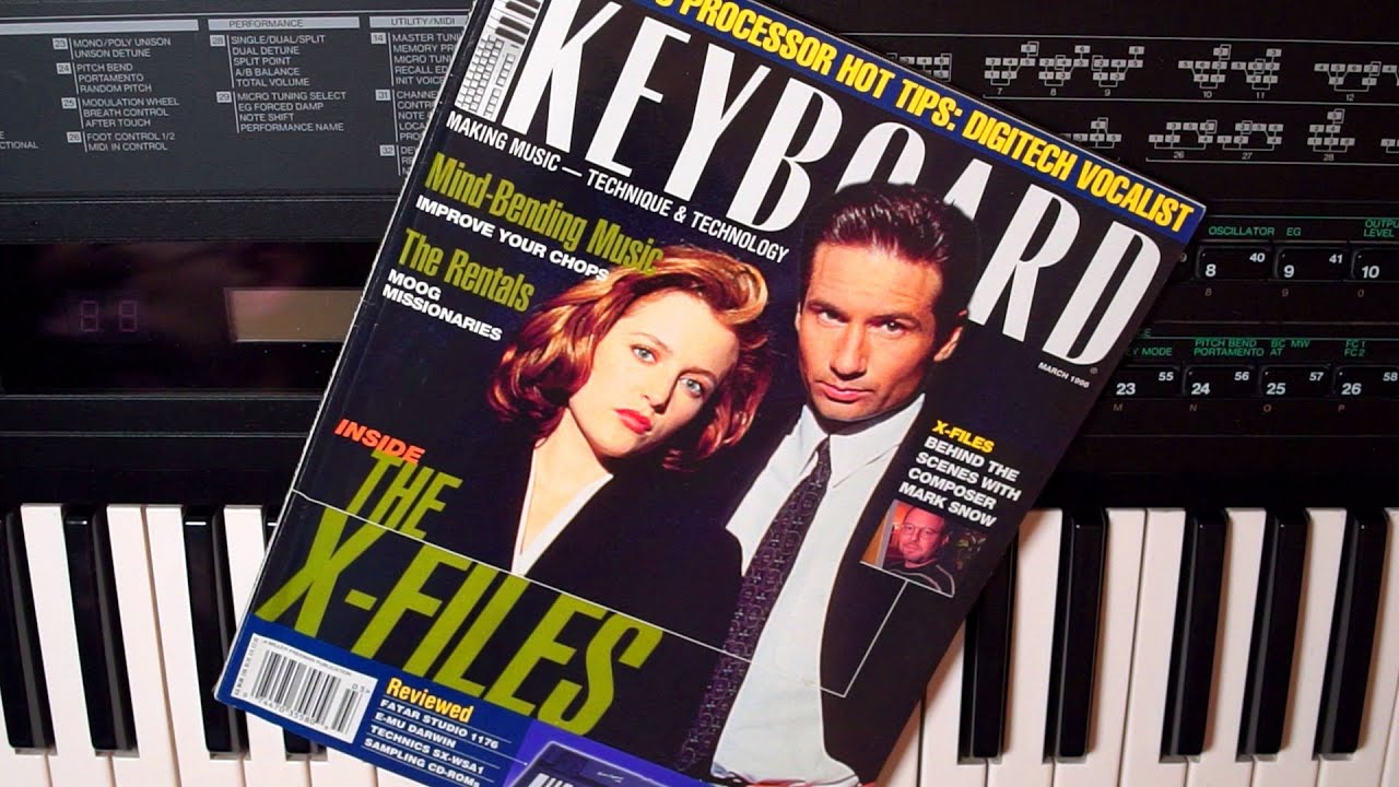 Keyboard Mag. March '96 | The X-Files