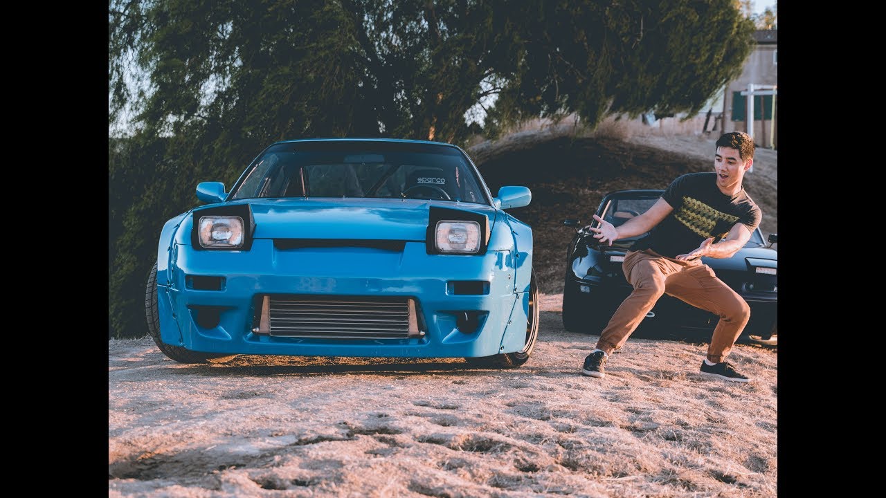 The Hyper Blue Rocket Bunny 240SX