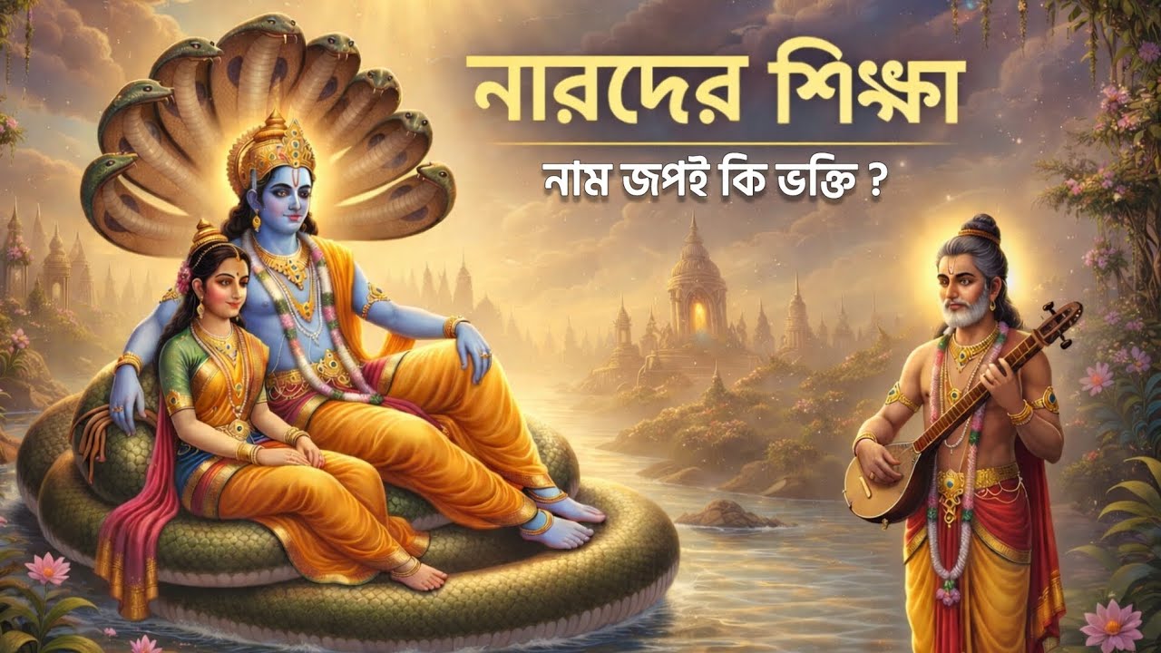 নারদের শিক্ষা: নাম জপই কি সত্যিকারের ভক্তি? | Krishna story