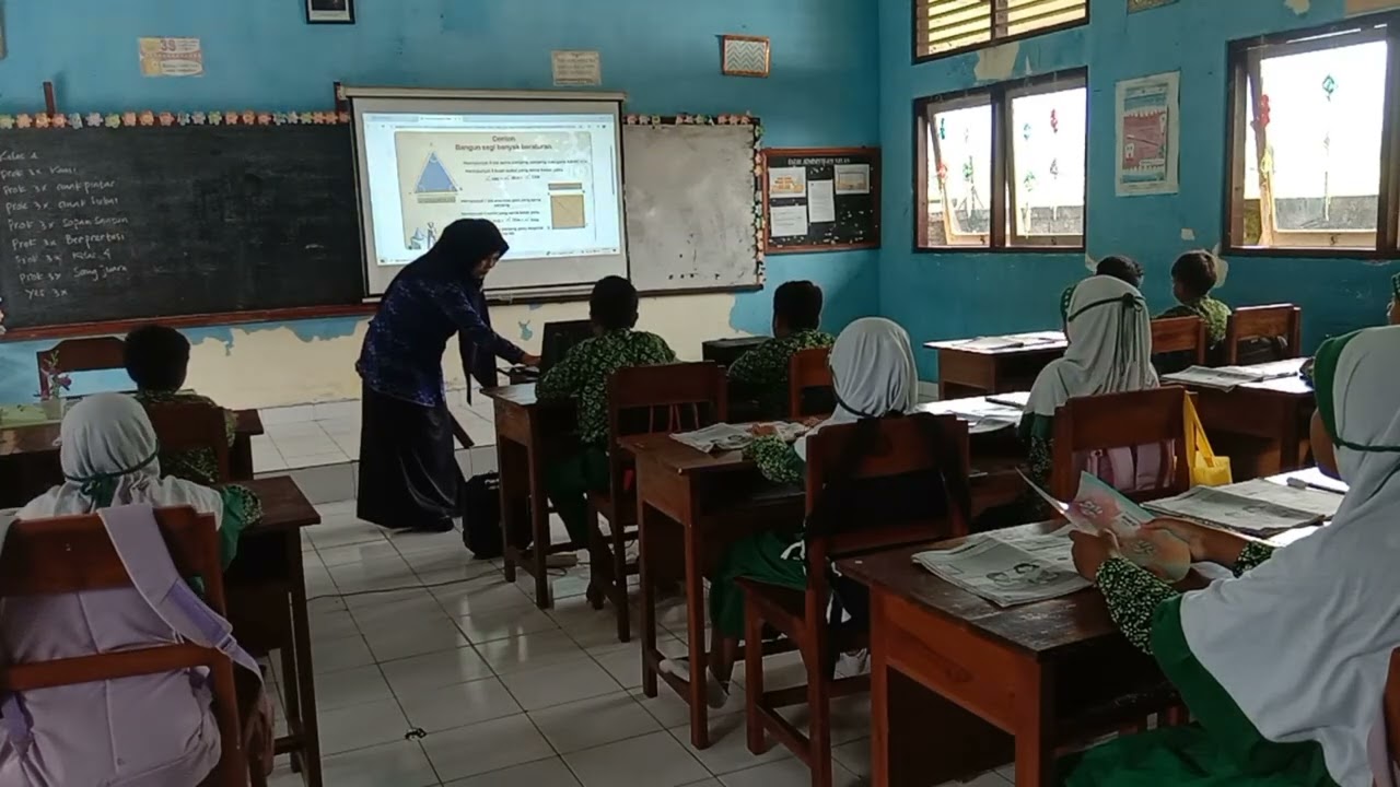 Ayo Kenali Ciri-Ciri Bangun Datar // Kelas IVa // Supervisi pembelajaran 
