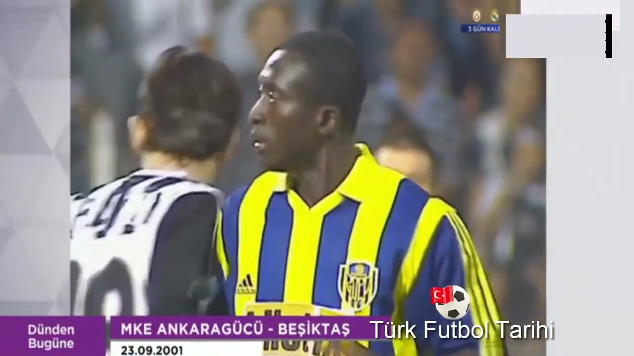 2001 2002 Ankaragücü Beşiktaş (Unutulmaz Maç)  6.Hafta Maçı