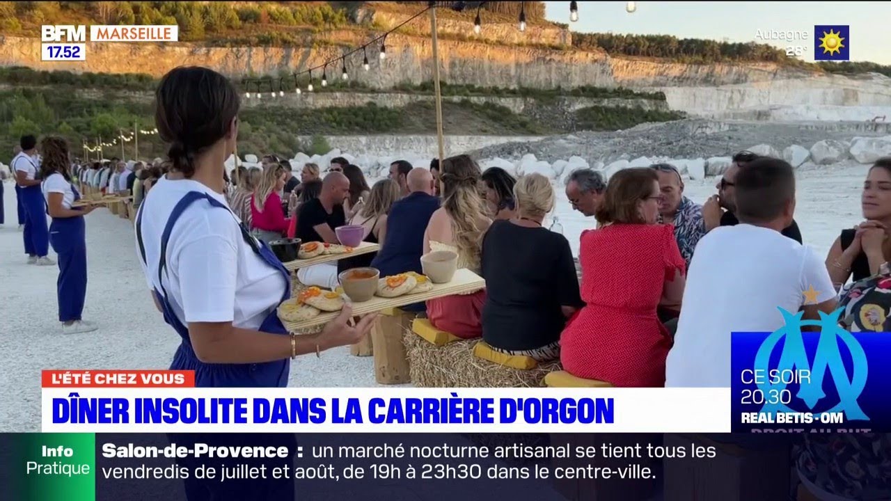 L'été chez vous : dîner insolite dans la carrière d'Orgon