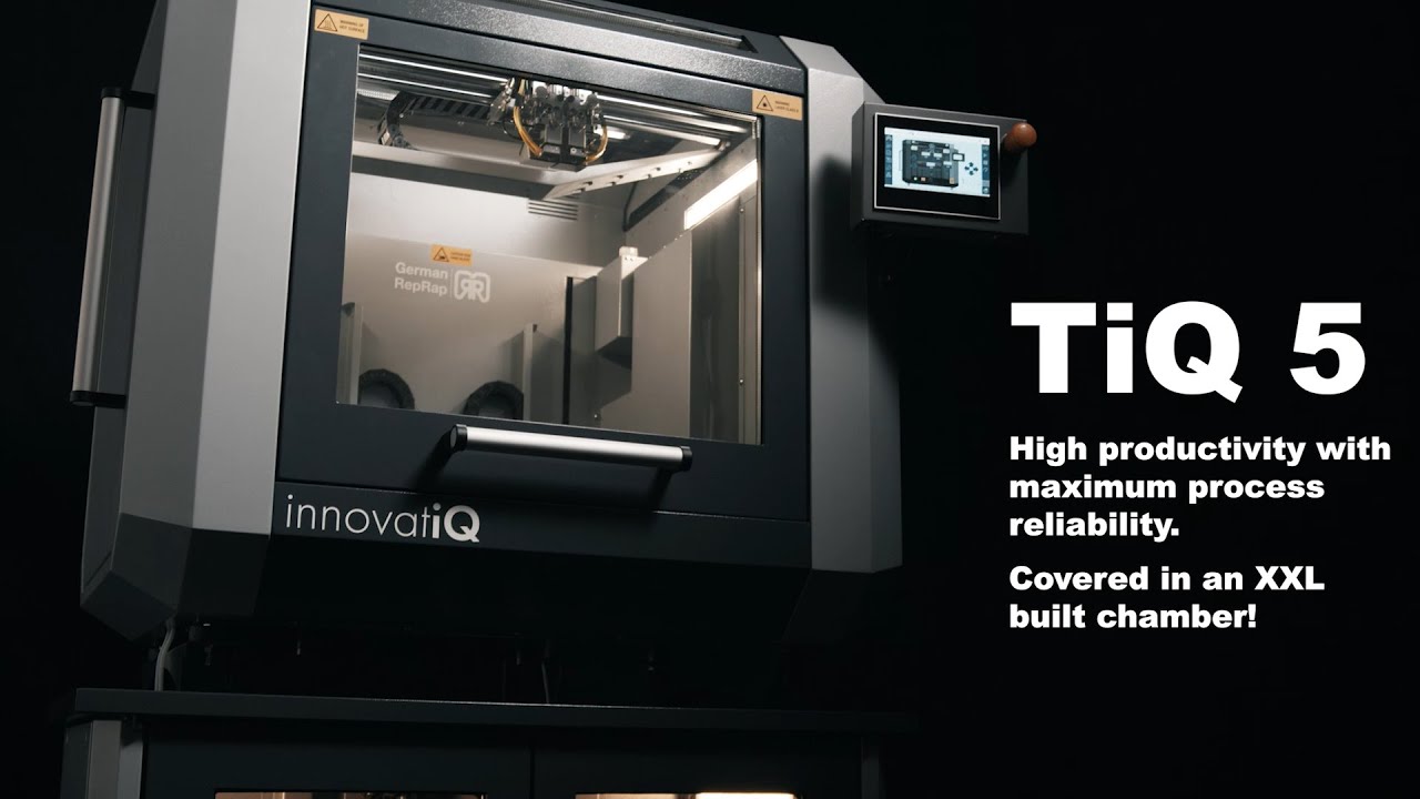 INTRODUCTION: Industrial 3D-Printer TiQ 5 from innovatiQ