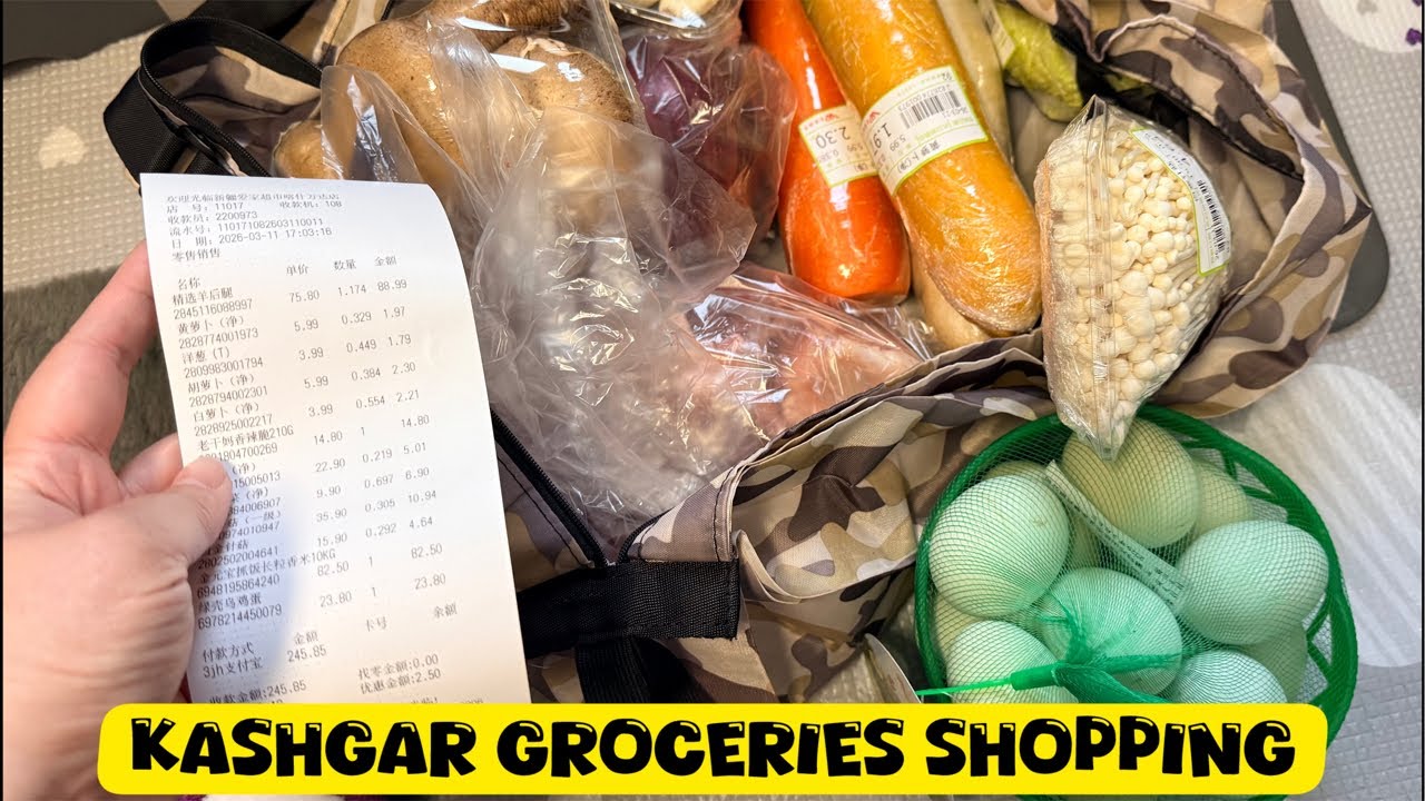 🔴 Xinjiang KASHGAR Groceries Prices