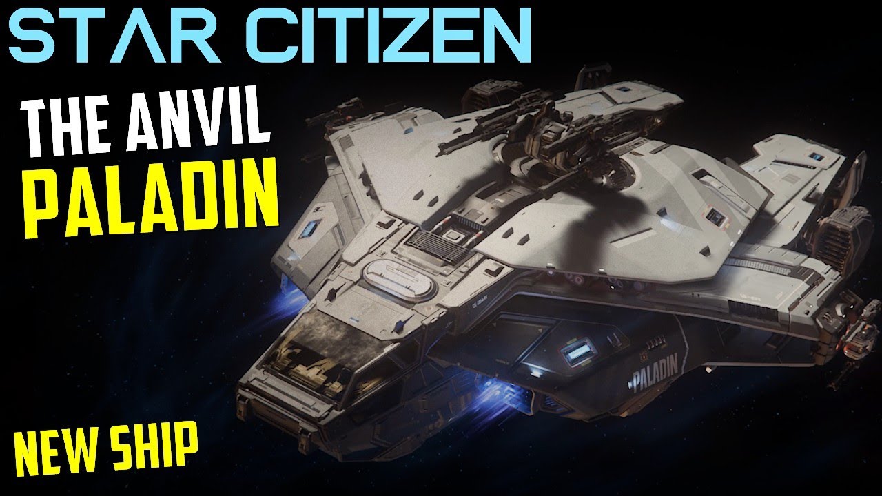 The ANVIL PALADIN - a liveable Gunship - Star Citizen Citizencon new ship