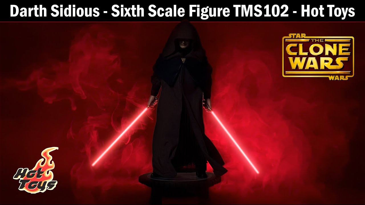 Hot Toys Darth Sidious - Star Wars : The Clone Wars - UNBOXING / 360°