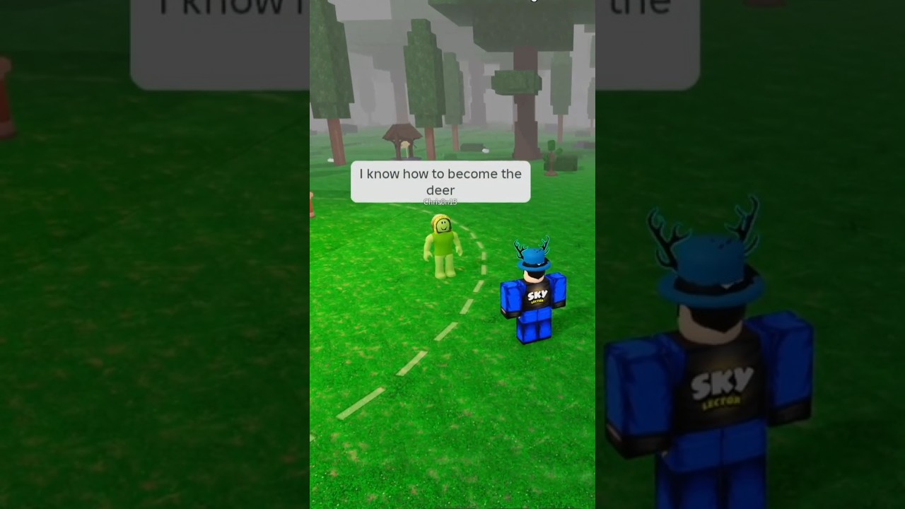 How To BECOME The DEER in 99 Nights... 😱 #99nightintheforest #roblox