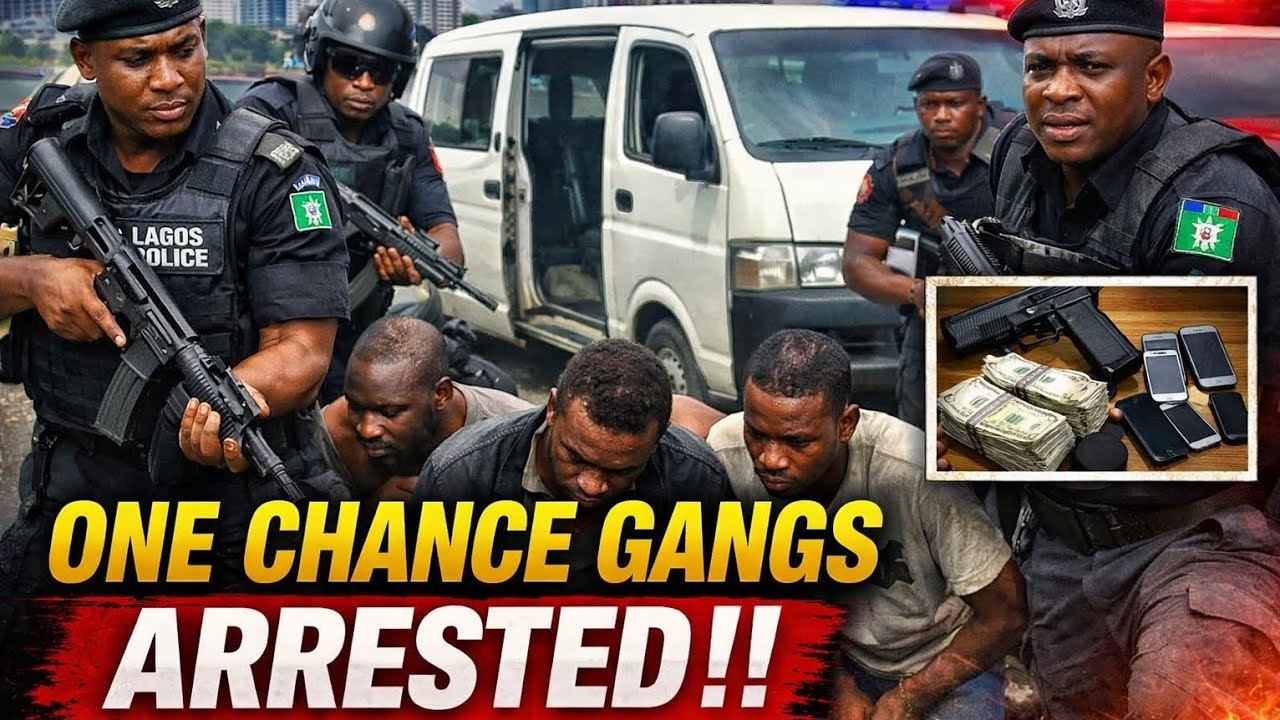 BREAKING NEWS‼️Lagos Police Smash Deadly One-Chance Gang on Pipeline Road