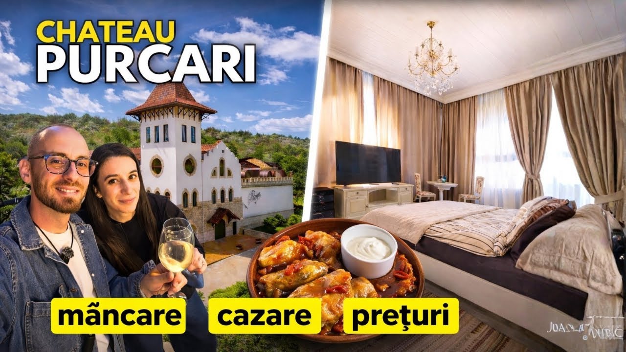O zi la Chateau Purcari în Republică Moldova Prețuri, mâncare si cazare!