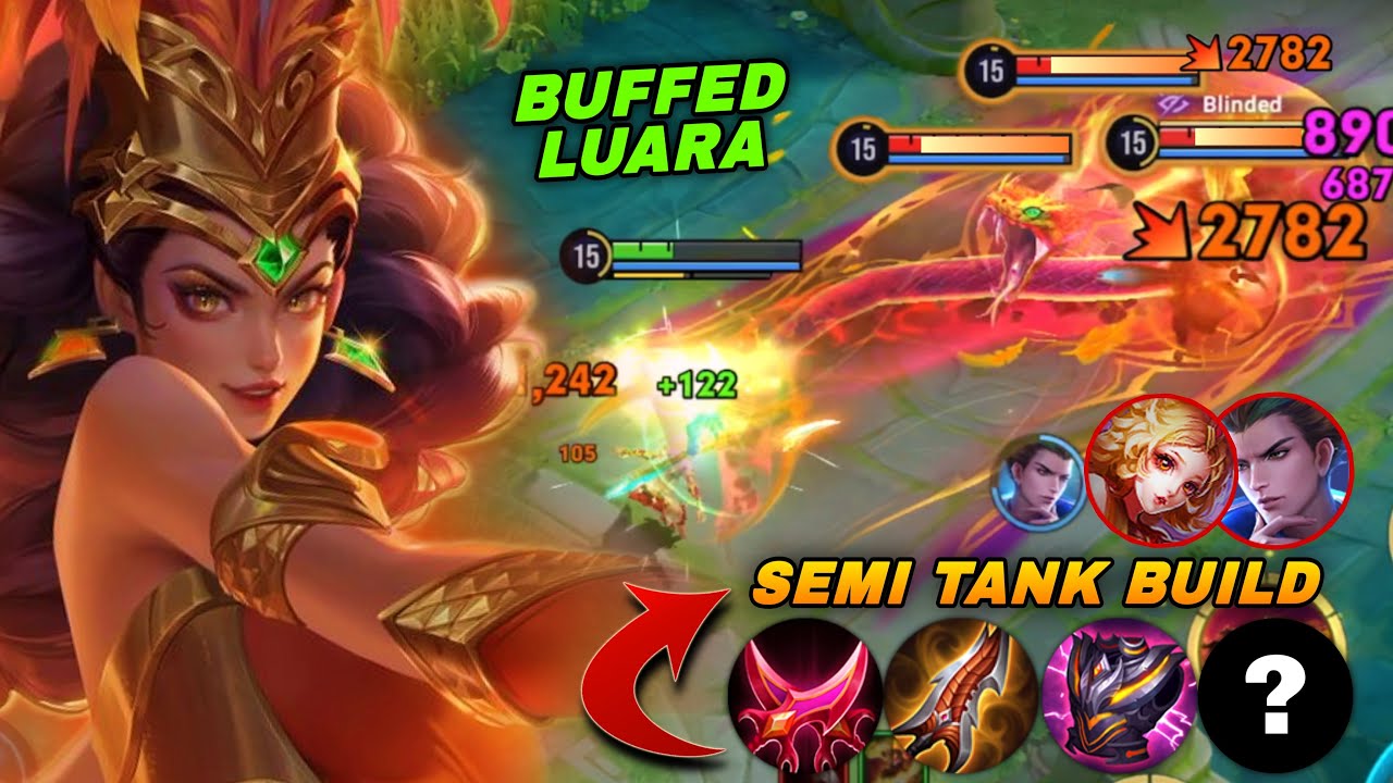 BUFF LUARA WITH SEMI TANK BUILD IS SO BROKEN THIS NEW SEASON! | TOP ASIA LUARA BUILD & ARCANA