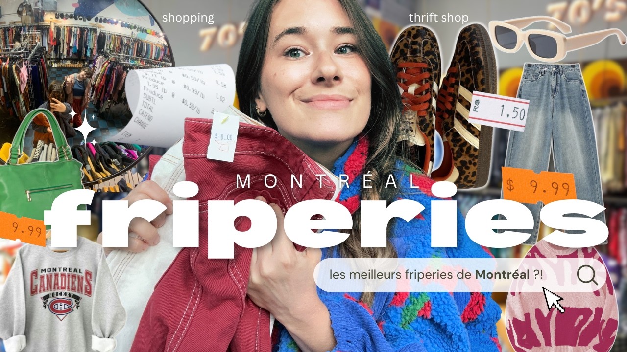 La friperie LA PLUS COOL de Montr&eacute;al !