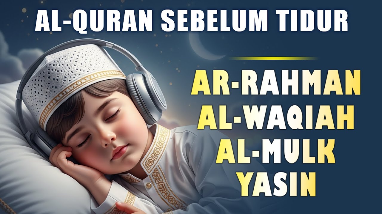 Al Quran Sebelum Tidur | Surat Rahman,Waqiah,Mulk  Yasin | Bacam Al Quran | Muhammad Hizaji
