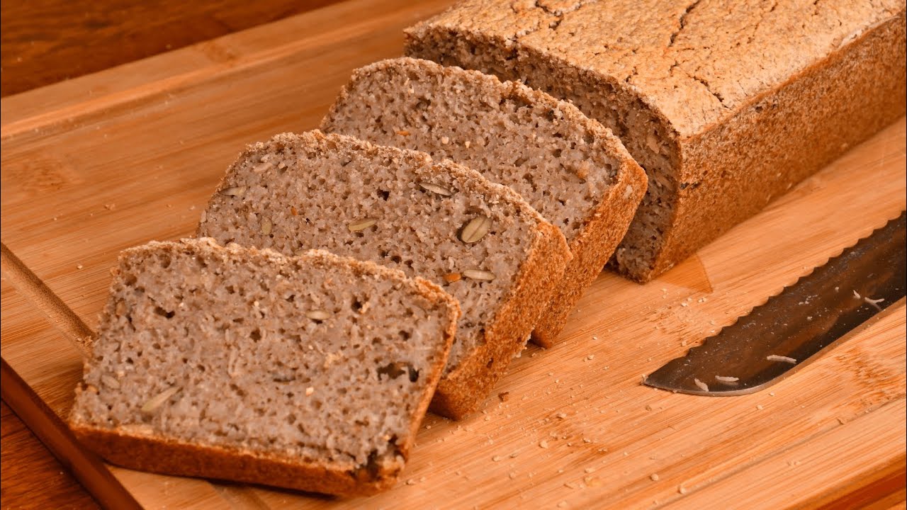 Pan de trigo sarraceno sin gluten | SOLO 2 INGREDIENTES 🍞