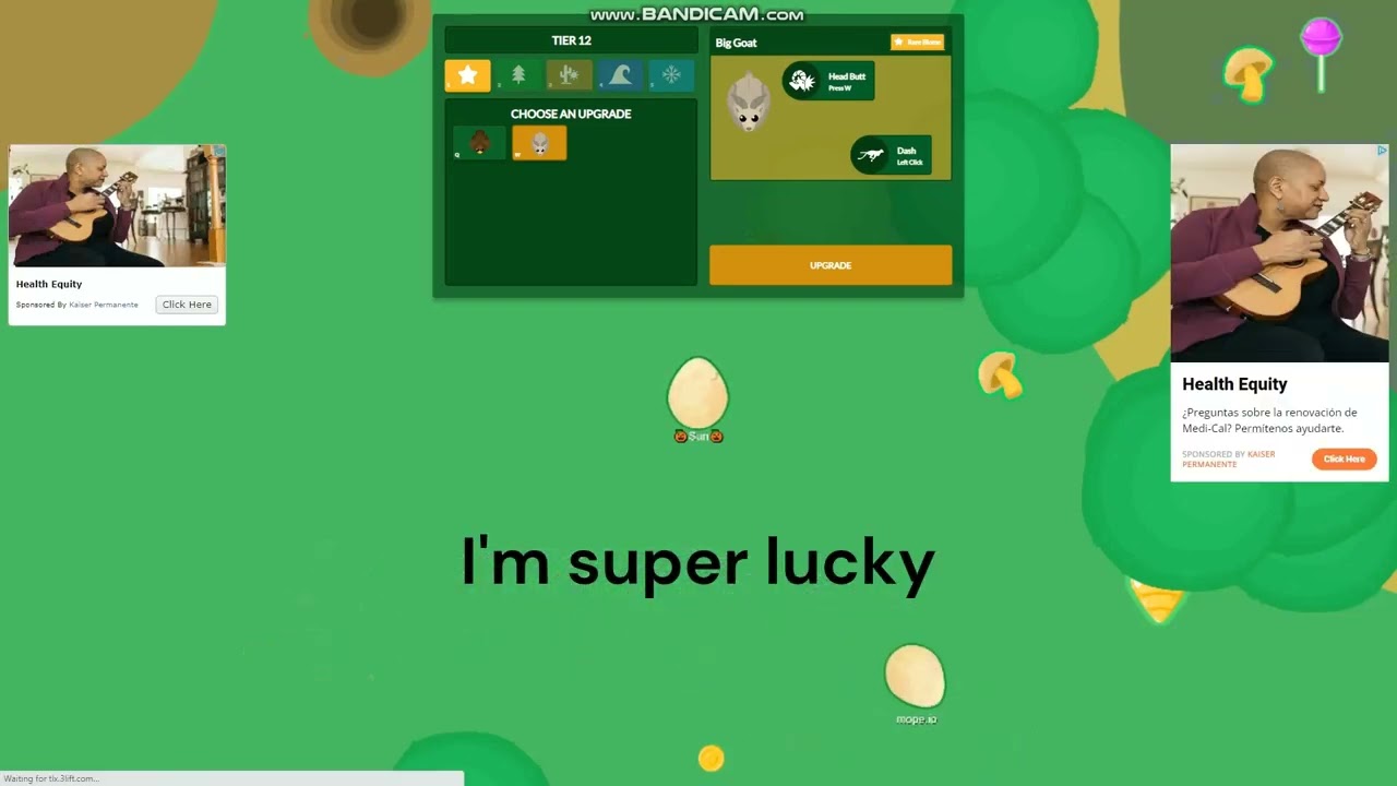 Golden Eagle and Big Goat.  Mope.io