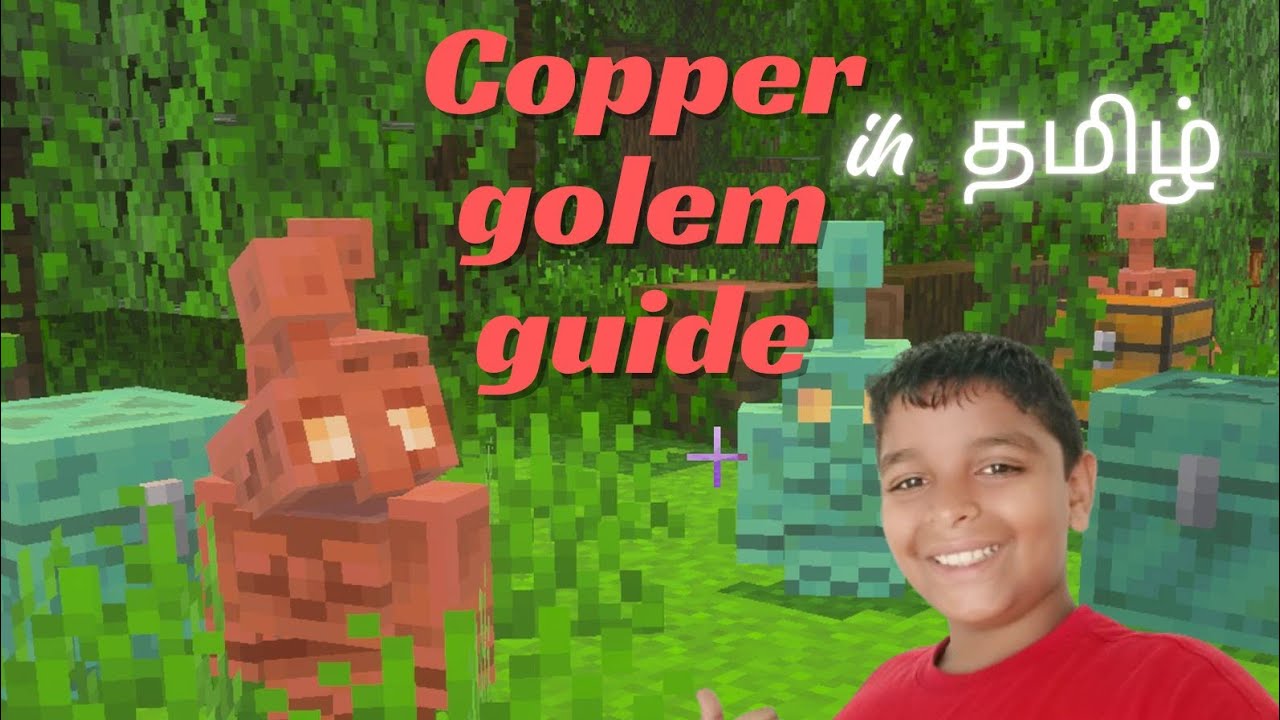 Copper Golem Guide in தமிழ் #minecraft 
