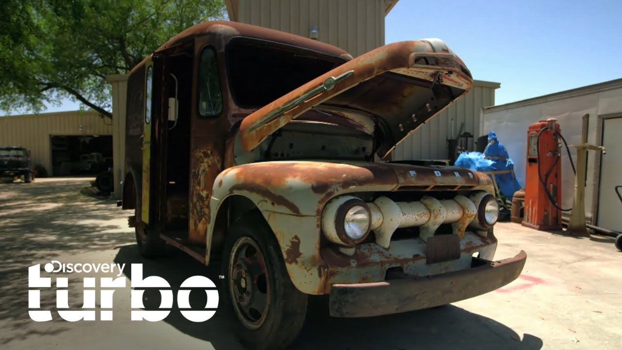 Un oxidado camión lechero Ford F-4 del 52 | Texas Metal | Discovery Turbo Latinoamérica