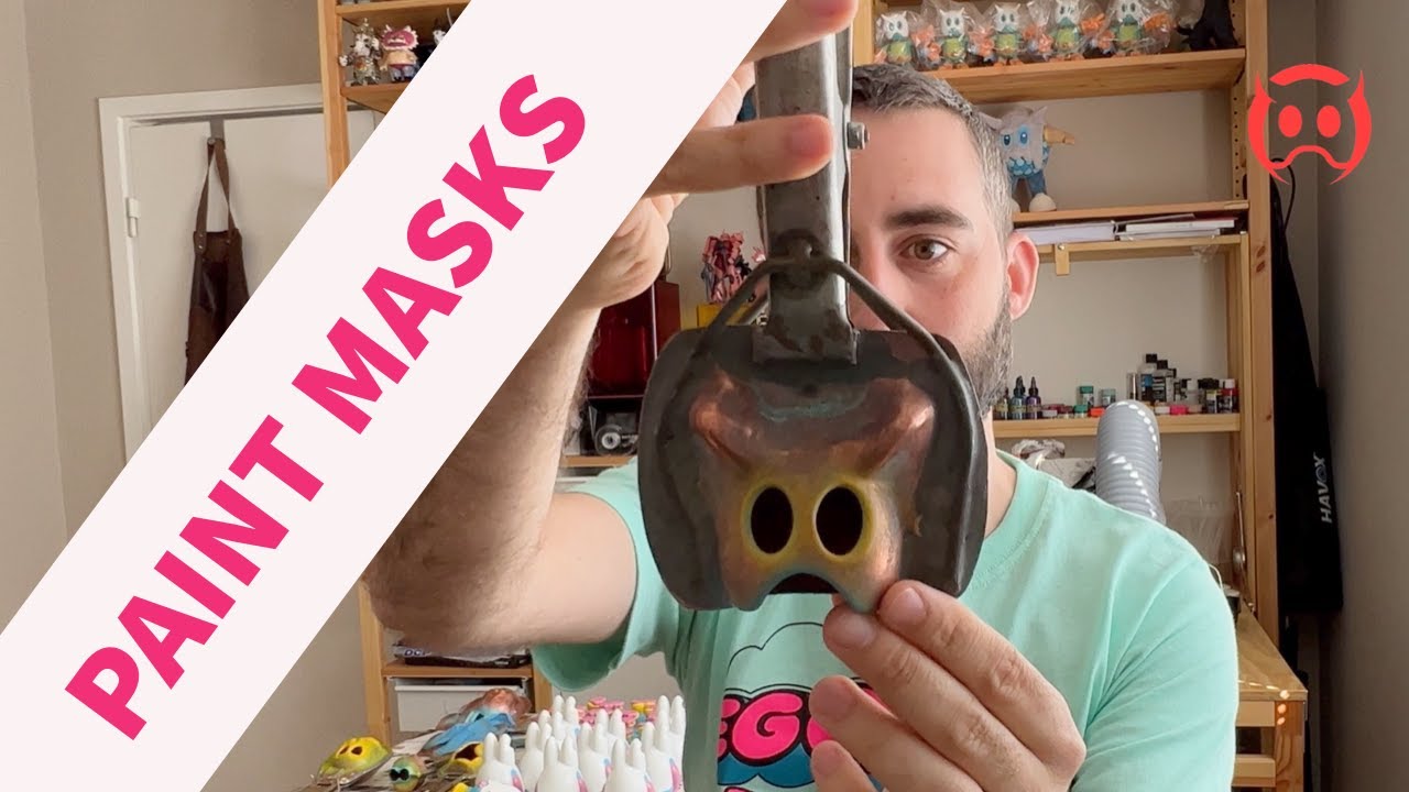 Paint Mask For Art Toys & Sofubi