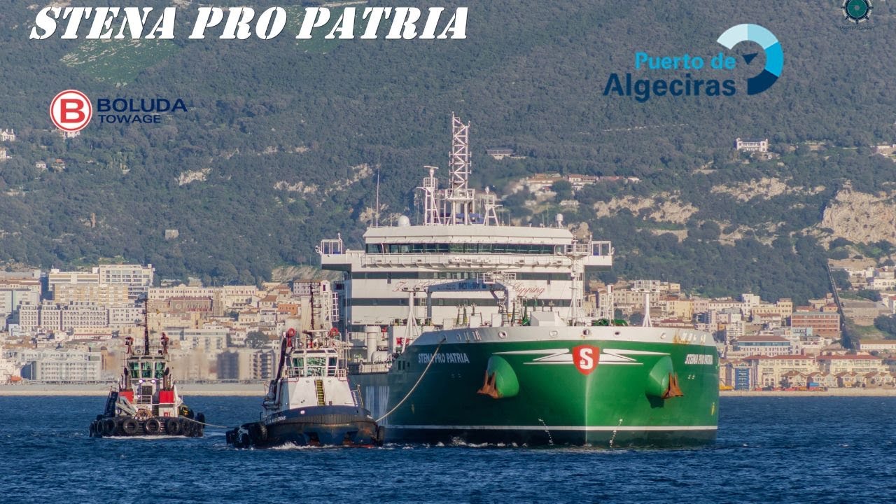 Entrada del STENA PRO PATRIA al puerto de Algeciras/ SHIPSPOTTING AT ALGECIRAS PORT