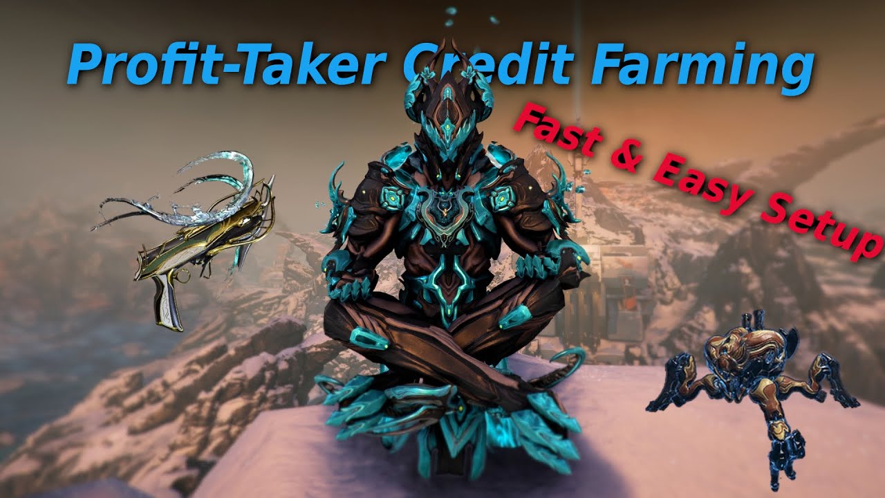 Profit-Taker Chroma Credit Farming Setup | Warframe