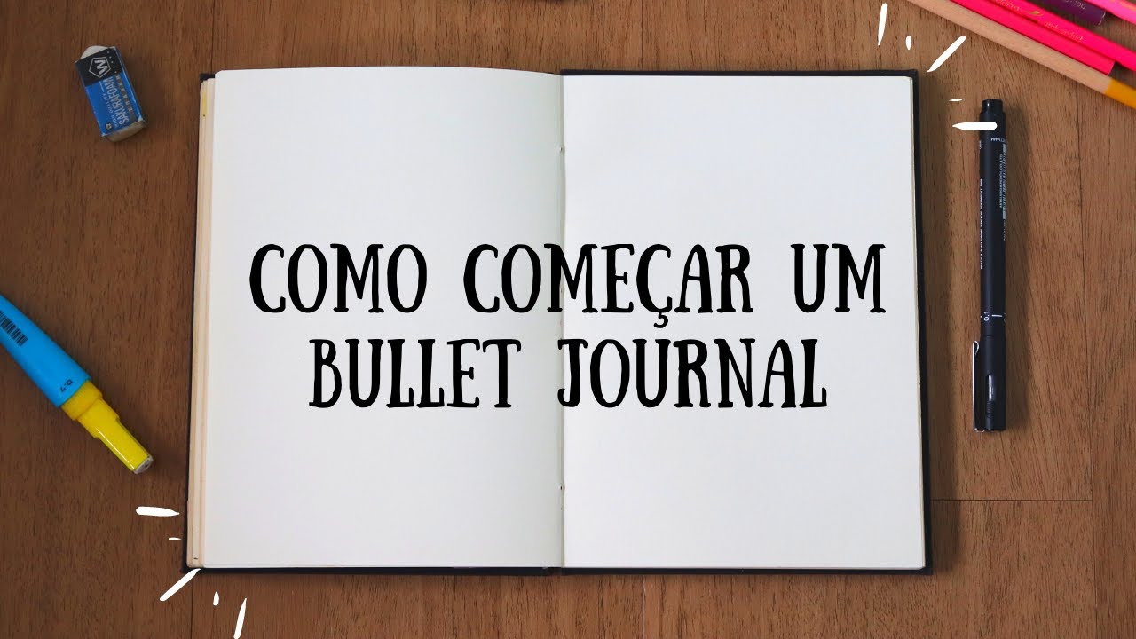 como come&ccedil;ar um bullet journal✨📒 passo a passo, dicas, materiais...