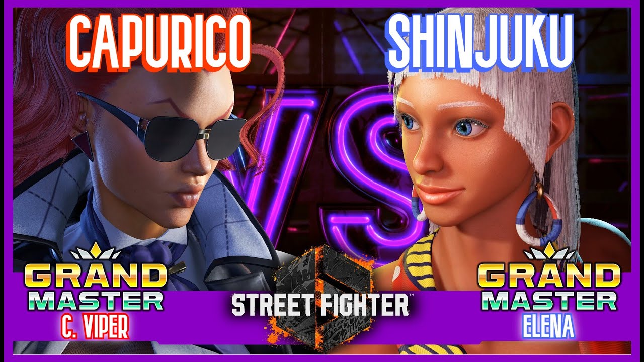 SF6 Match ♦ CAPURICO (C. Viper) 🆚 SHINJUKU (Elena) ♦ High level matches
