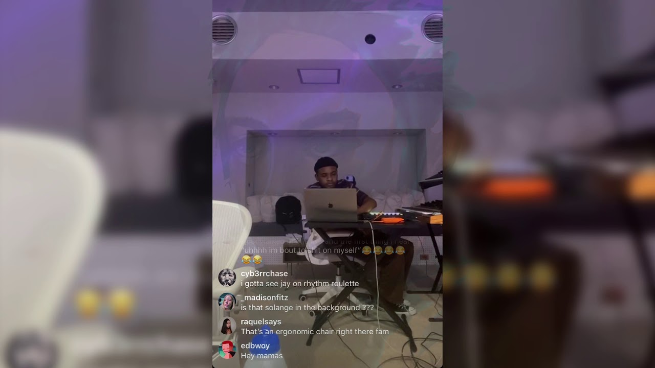 Jay Versace Collaborating In Studio Session
