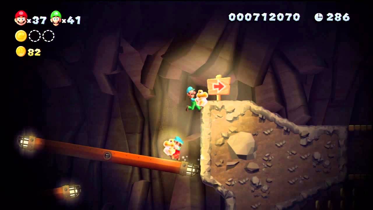 New Super Mario Bros. U - Dunes de Miel - 2-3 : Tout feu tout flamme