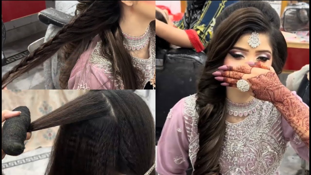 Demanding  hairstyle |Walima hairstyle| |tricks of Walima hairstyle| ​@hoorainsalon #hairstyle
